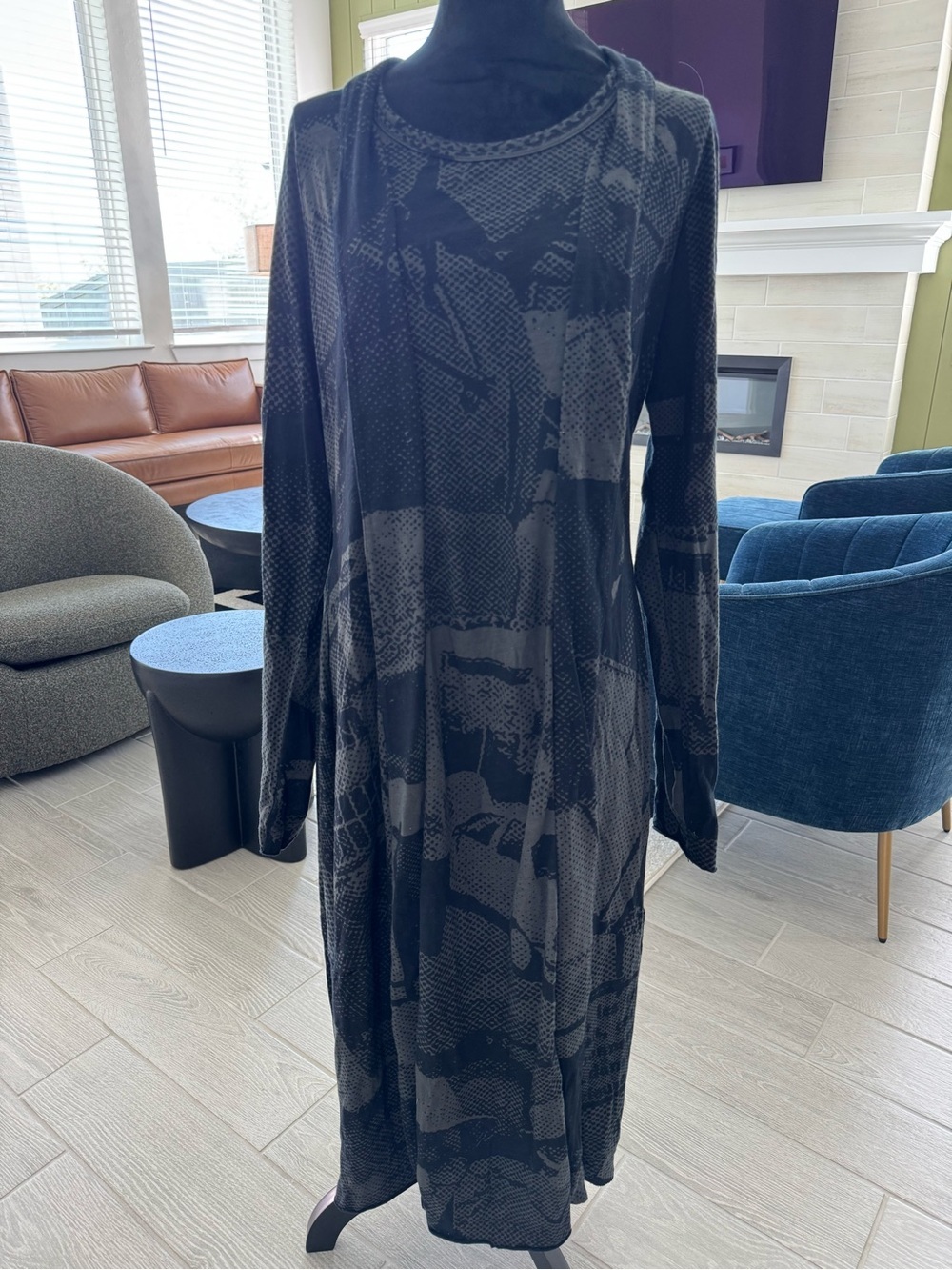 RUNDHOLZ BLACK LABEL Lagenlook Dress Size XL VGUC